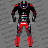 Maverick Vinales Aprilia 2024 MOTOGP Motorcycle Leather Race Suit Back